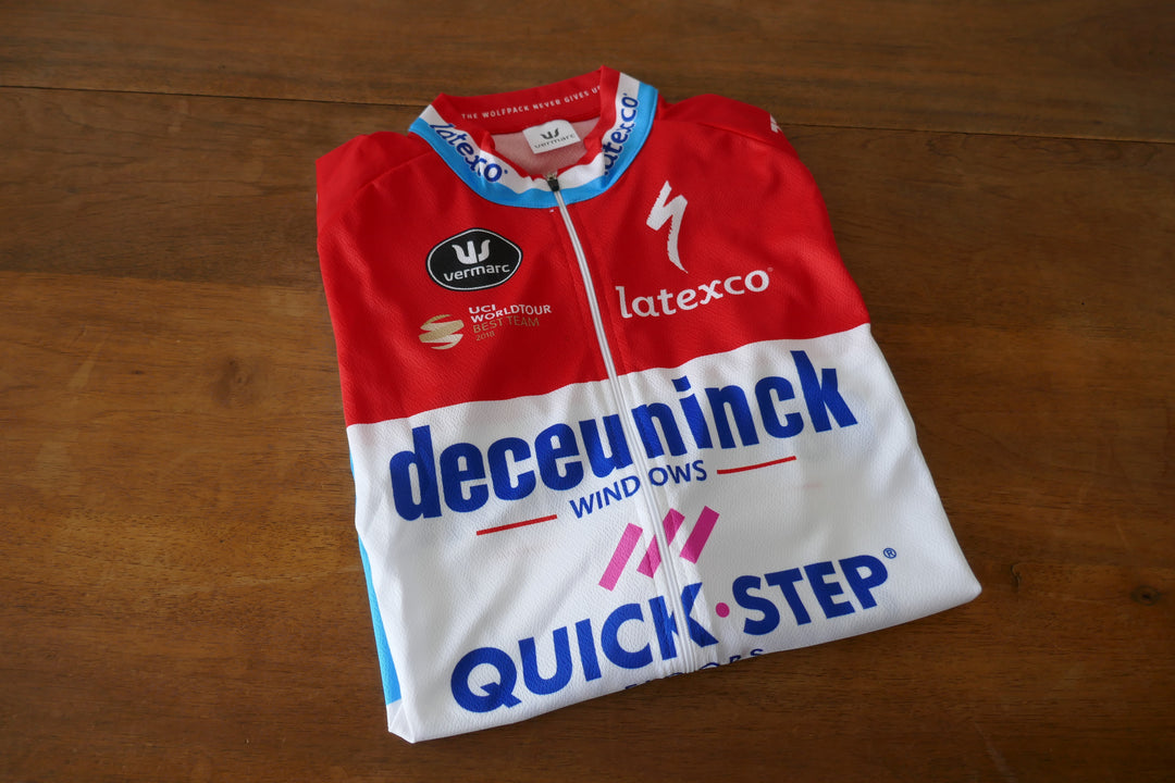 Quick Step 2019 - Bob Jungels - Maillot Champion du Luxembourg _ (XXL) #03551