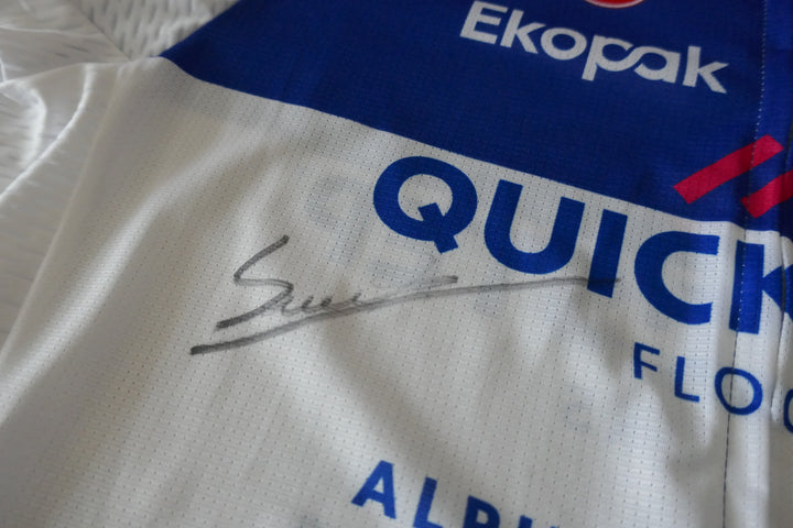 Quick Step 2022 - Florian Senechal - Maillot Champion de France signé _ (XL) #02346