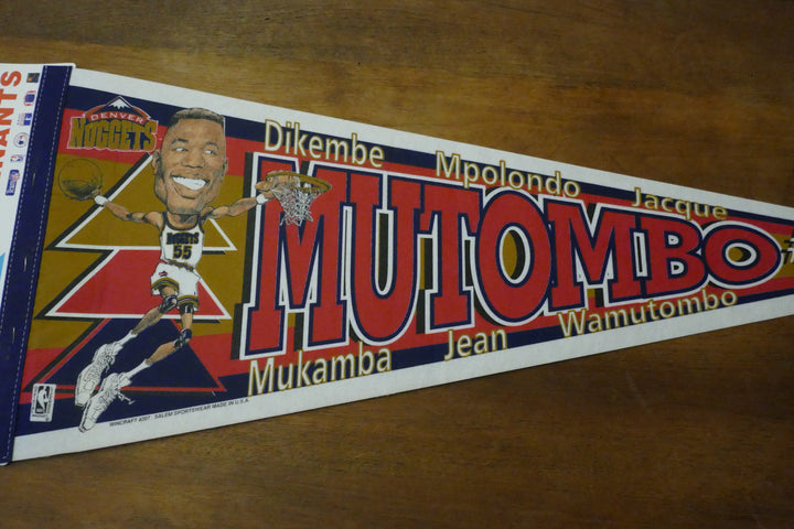 Denver Nuggets - Dikembe Mutombo - Fanion _ #3611-03615-3625