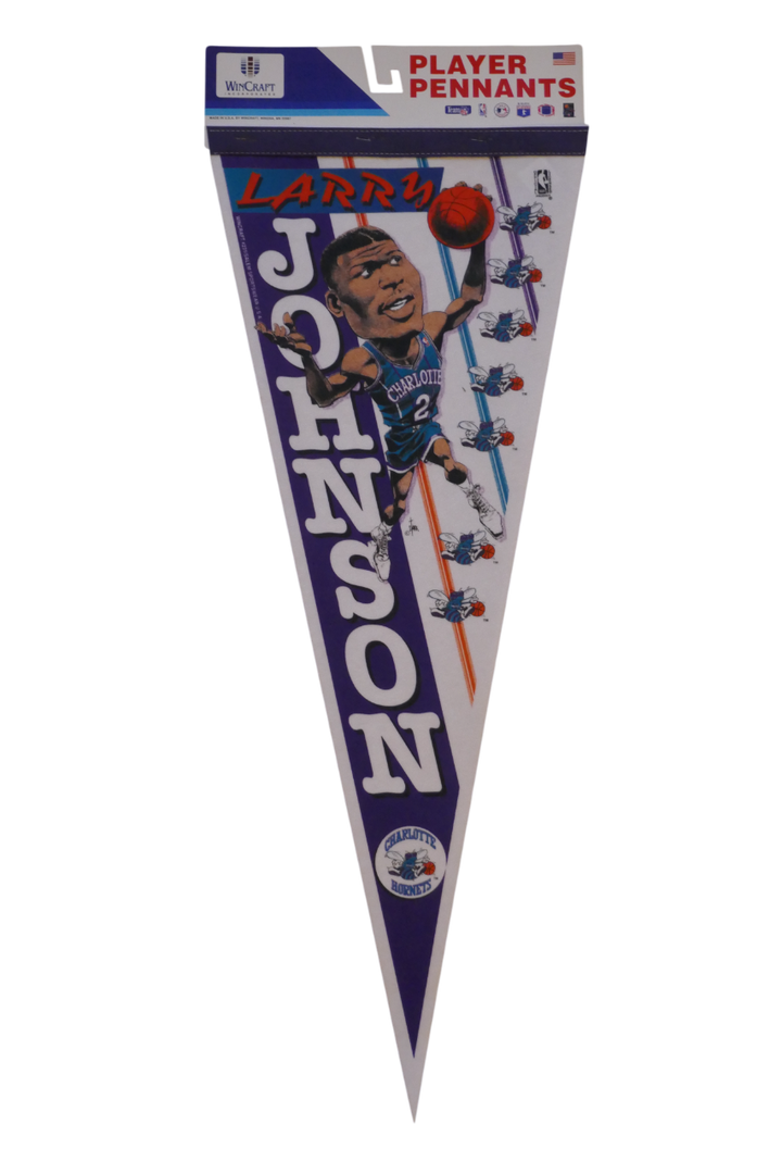 Charlotte Hornets - Larry Johnson - Fanion _ #3611