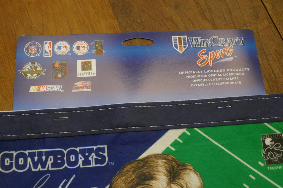 Foot US NFL - Dallas Cowboys - Troy Aikman - Fanion _ #03608