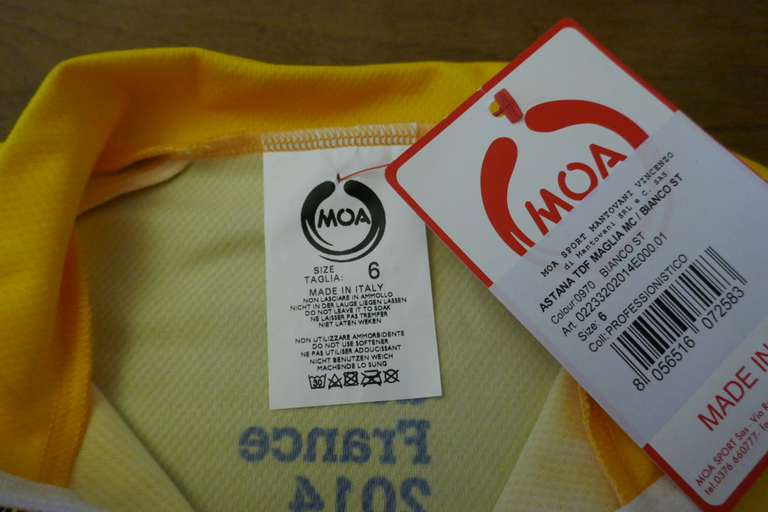 Tour de france 2014 - Astana - Vincenzo Nibali - Maillot et cuissard commémoratif _ (XL) #03667