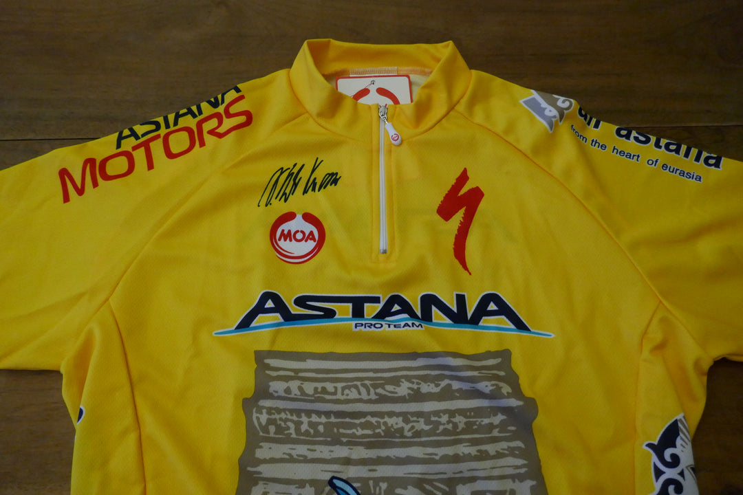 Tour de france 2014 - Astana - Vincenzo Nibali - Maillot et cuissard commémoratif _ (XL) #03667