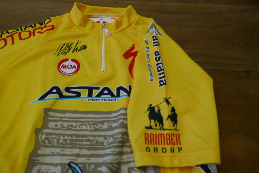 Tour de france 2014 - Astana - Vincenzo Nibali - Maillot et cuissard commémoratif _ (XL) #03667