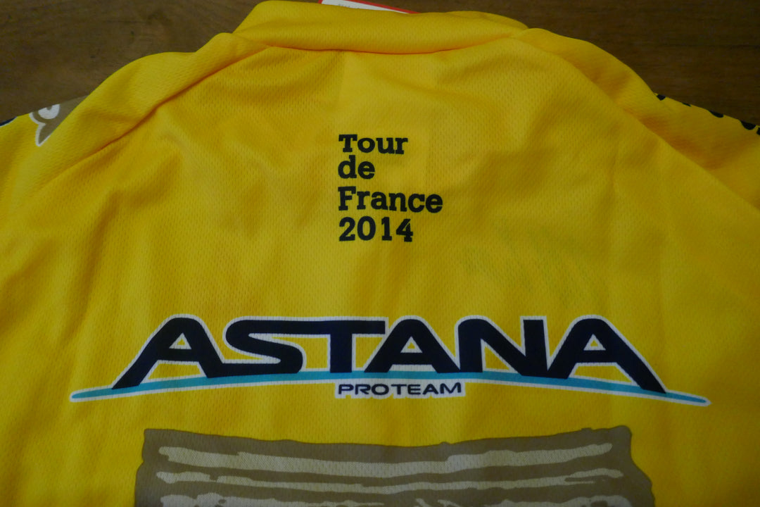 Tour de france 2014 - Astana - Vincenzo Nibali - Maillot et cuissard commémoratif _ (XL) #03667