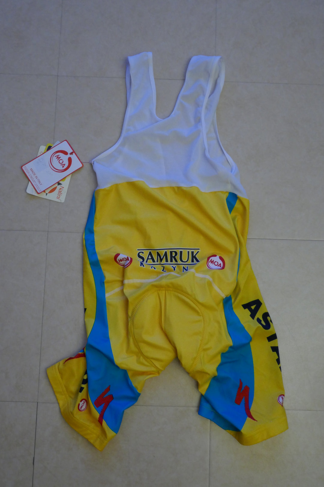 Tour de france 2014 - Astana - Vincenzo Nibali - Maillot et cuissard commémoratif _ (XL) #03667