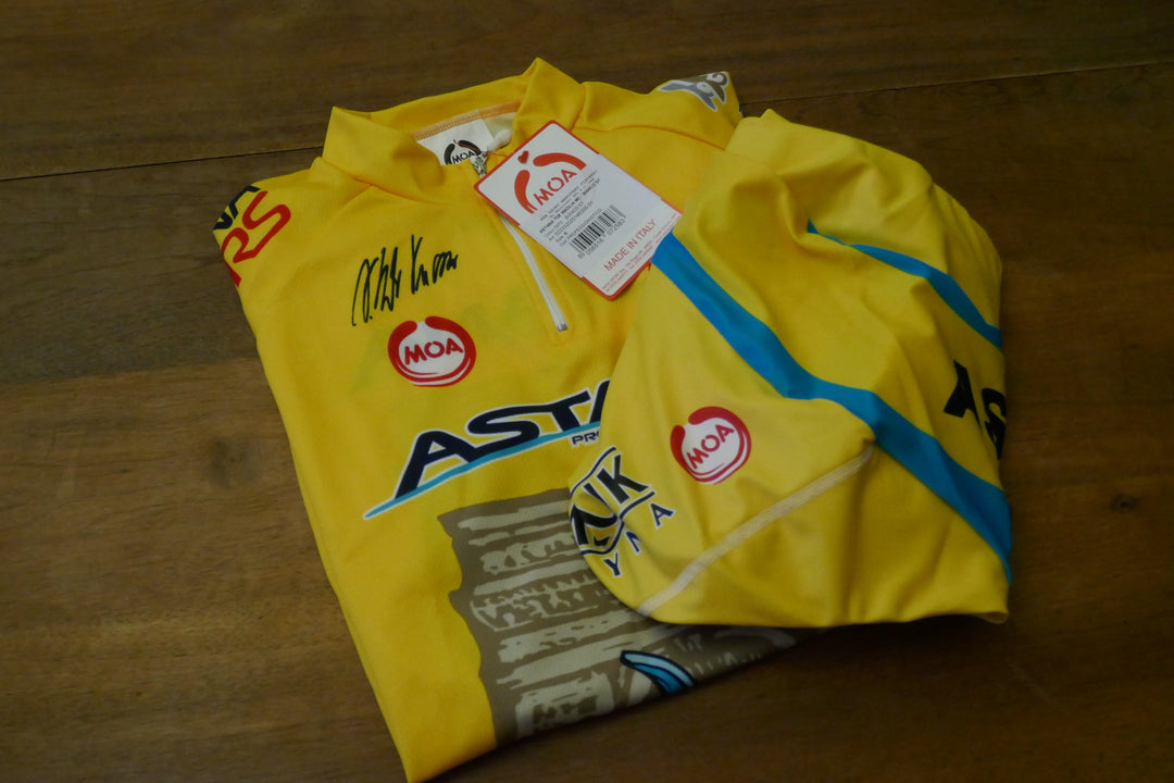 Tour de france 2014 - Astana - Vincenzo Nibali - Maillot et cuissard commémoratif _ (XL) #03667