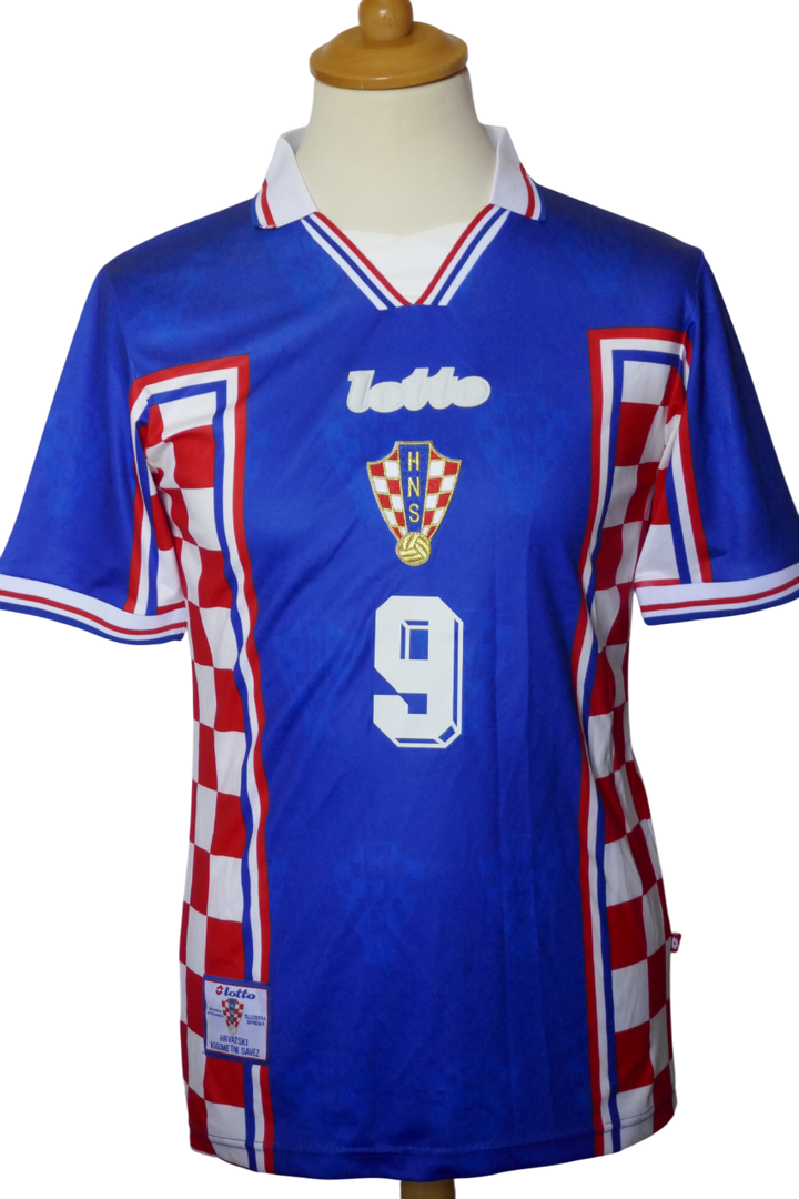 Croatie 1998 - Davor Suker - Maillot Réédition _ (XL) #03848