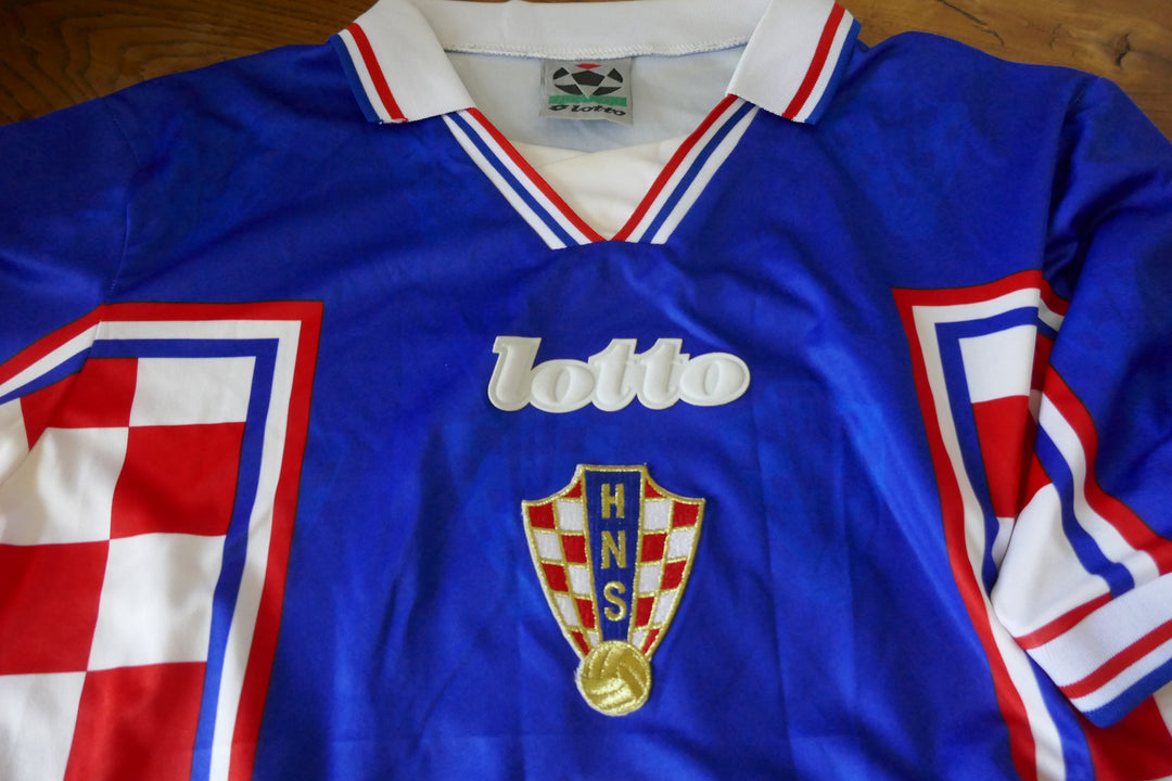 Croatie 1998 - Davor Suker - Maillot Réédition _ (XL) #03848