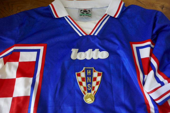 Croatie 1998 - Davor Suker - Maillot Réédition _ (XL) #03848