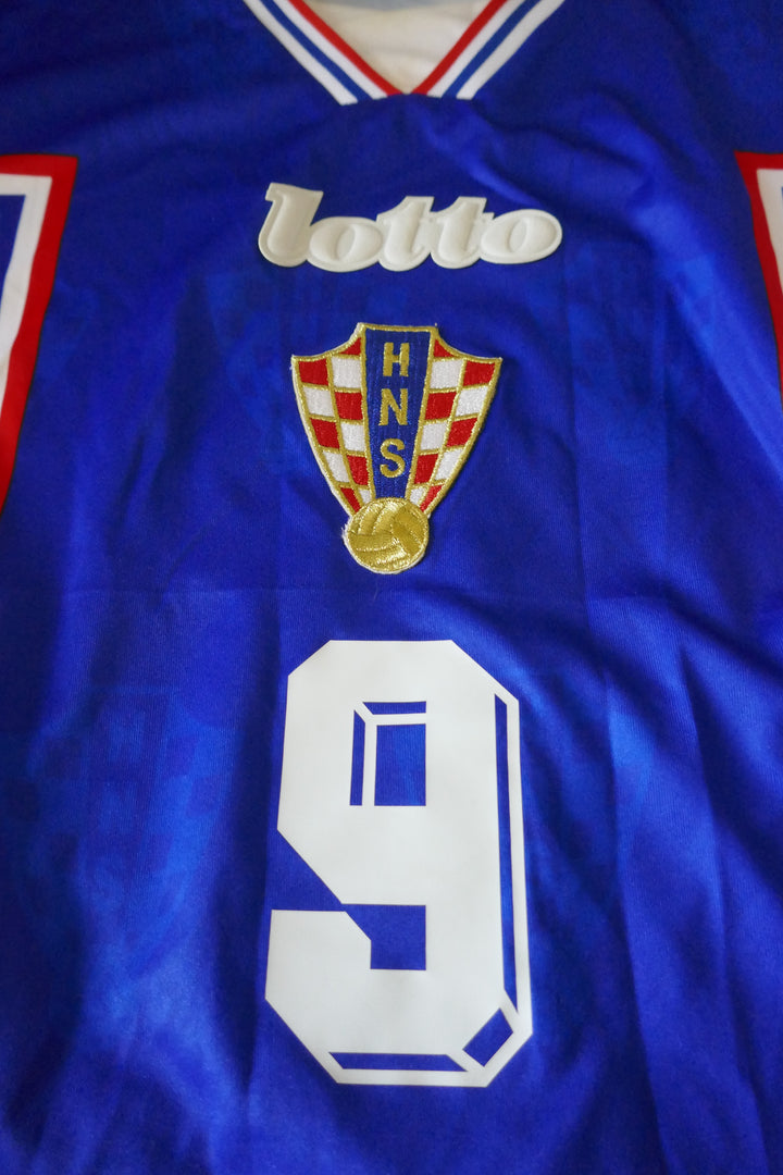Croatie 1998 - Davor Suker - Maillot Réédition _ (XL) #03848
