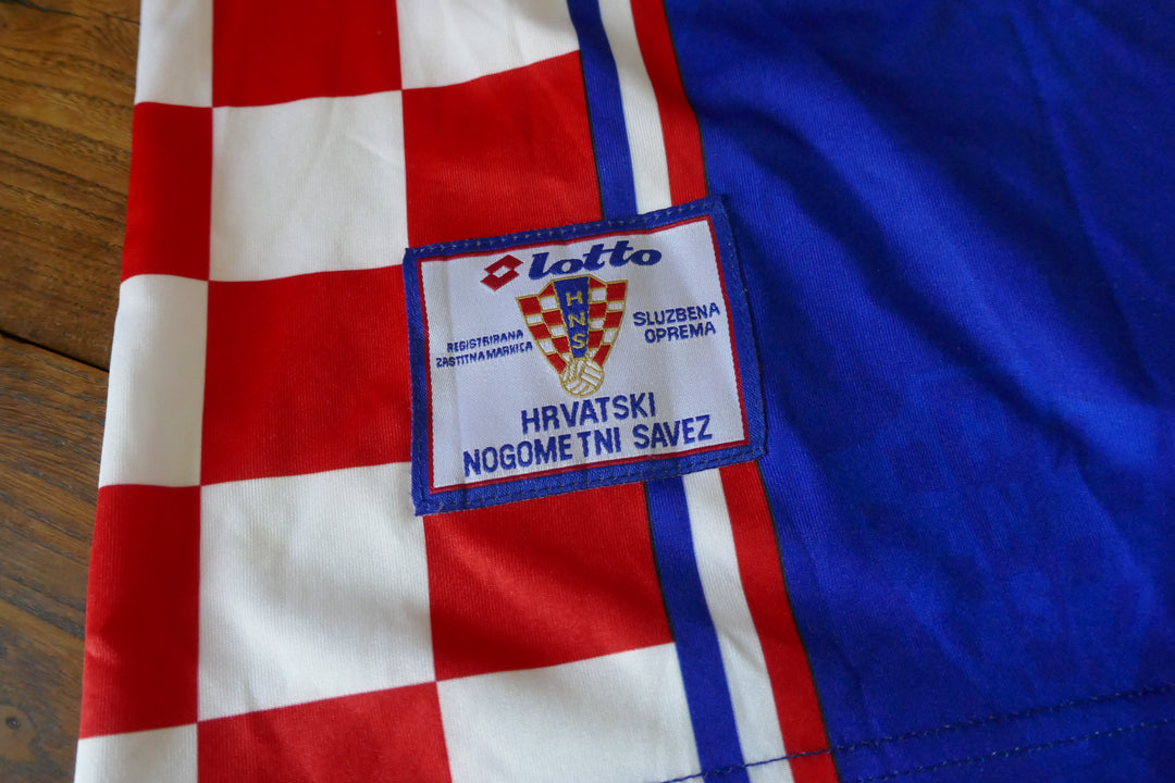 Croatie 1998 - Davor Suker - Maillot Réédition _ (XL) #03848