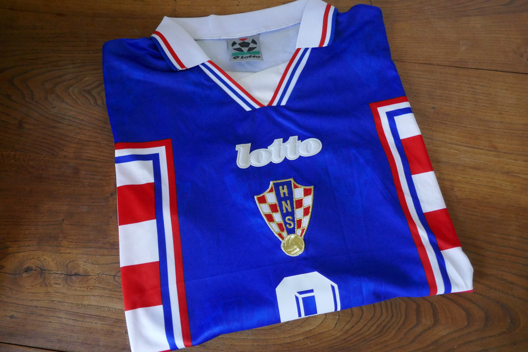 Croatie 1998 - Davor Suker - Maillot Réédition _ (XL) #03848
