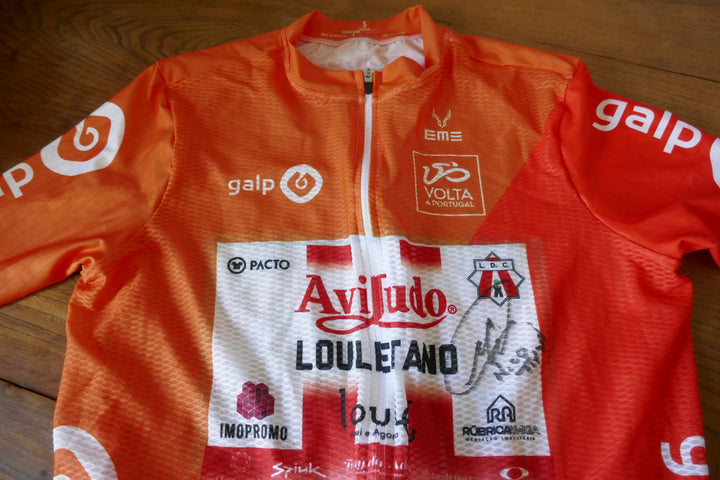 Tour du Portugal 2024 - Aviludo Louletano Loulé - Nico Tivani - Maillot distinctif protocolaire Signé _ (S) #03844