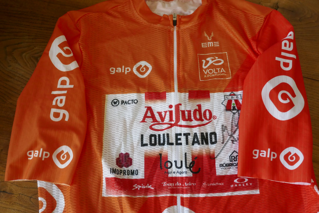 Tour du Portugal 2024 - Aviludo Louletano Loulé - Nico Tivani - Maillot distinctif protocolaire Signé _ (M) #03842