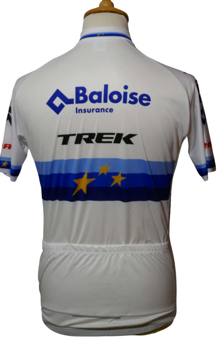 Trek La Baloise 2021 - Lars Van Der Haar - Maillot Champion d'Europe cyclo-cross _ (XXL) #02838