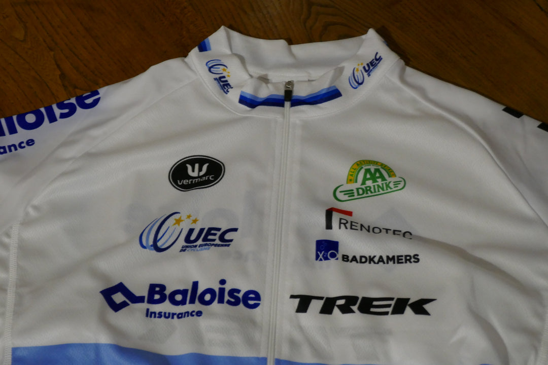 Trek La Baloise 2021 - Lars Van Der Haar - Maillot Champion d'Europe cyclo-cross _ (XXL) #02838