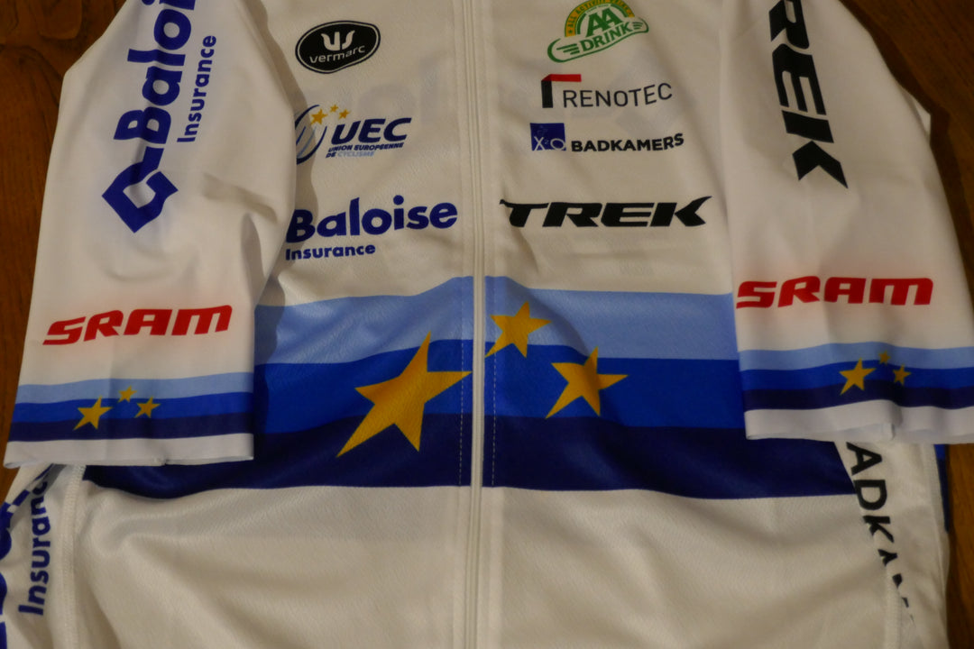 Trek La Baloise 2021 - Lars Van Der Haar - Maillot Champion d'Europe cyclo-cross _ (XXL) #02838
