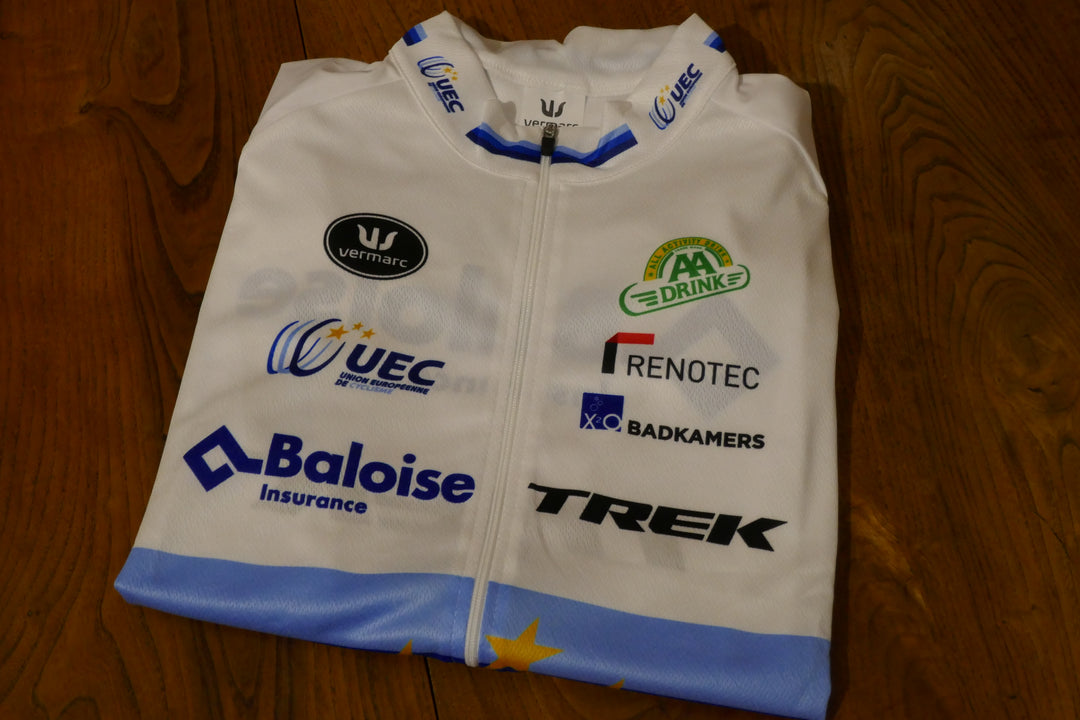 Trek La Baloise 2021 - Lars Van Der Haar - Maillot Champion d'Europe cyclo-cross _ (XXL) #02838