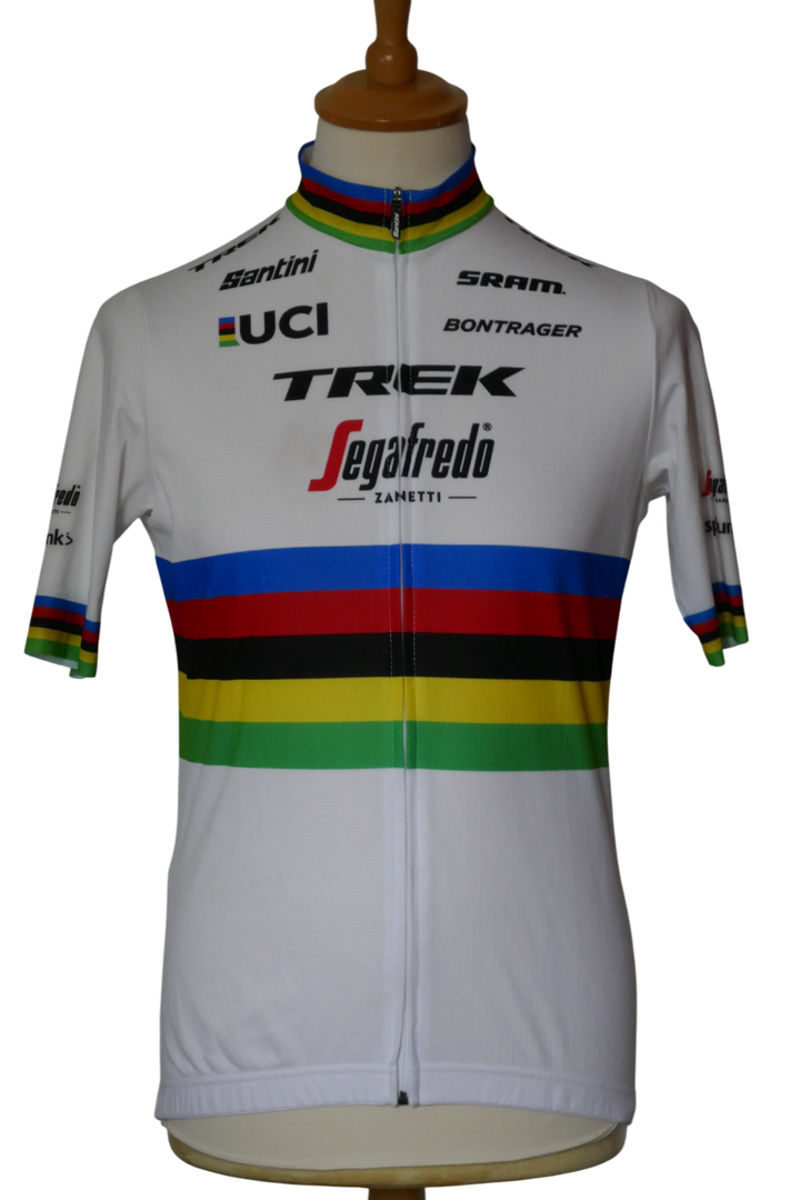Trek Segafredo 2019 - Mads Pedersen - Maillot Champion du monde _ (XL) #03897