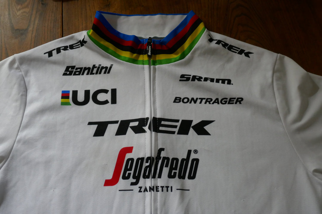 Trek Segafredo 2019 - Mads Pedersen - Maillot Champion du monde _ (XL) #03897