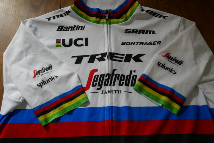 Trek Segafredo 2019 - Mads Pedersen - Maillot Champion du monde _ (XL) #03897