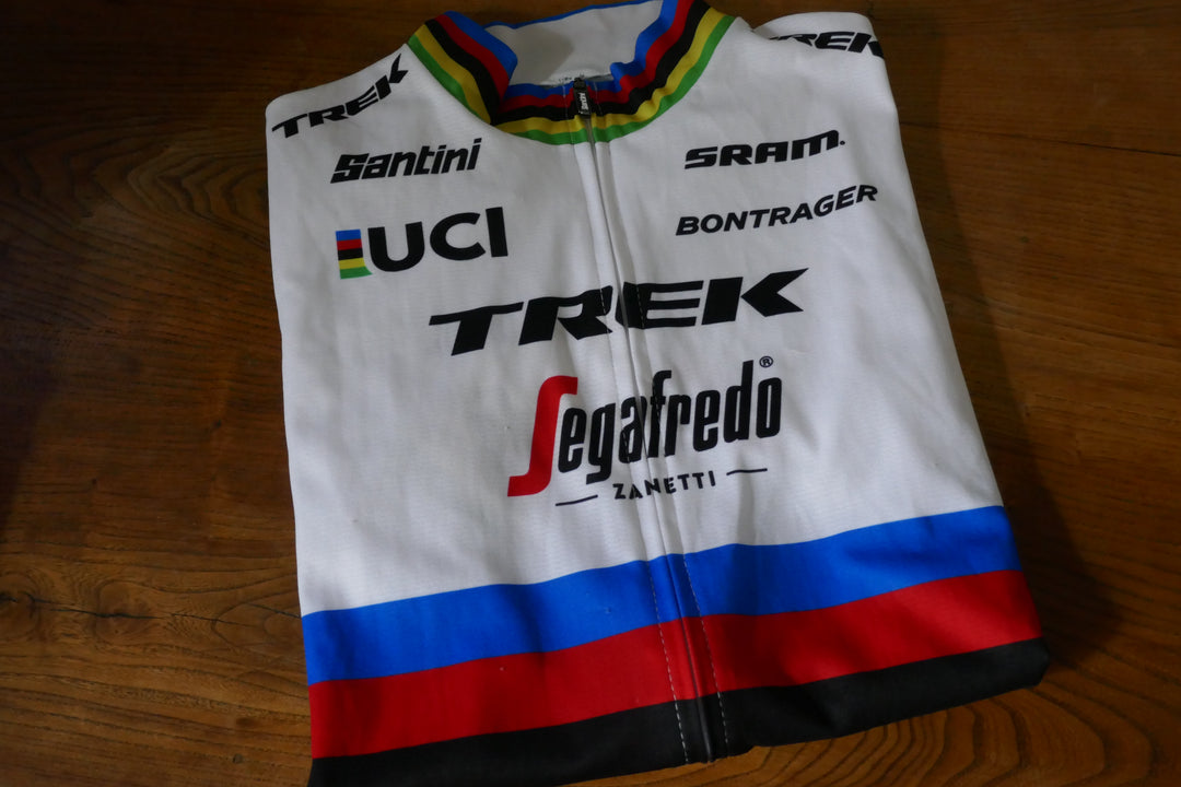 Trek Segafredo 2019 - Mads Pedersen - Maillot Champion du monde _ (XL) #03897