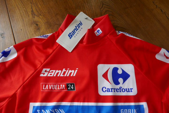 Tour d'Espagne Vuelta 2024 - Movistar - Maillot rouge protocolaire _ (S) #03898