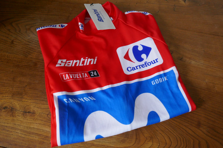 Tour d'Espagne Vuelta 2024 - Movistar - Maillot rouge protocolaire _ (S) #03898