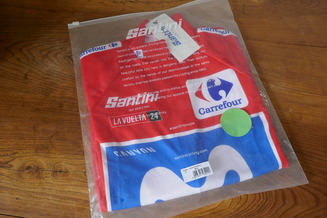 Tour d'Espagne Vuelta 2024 - Movistar - Maillot rouge protocolaire _ (S) #03898