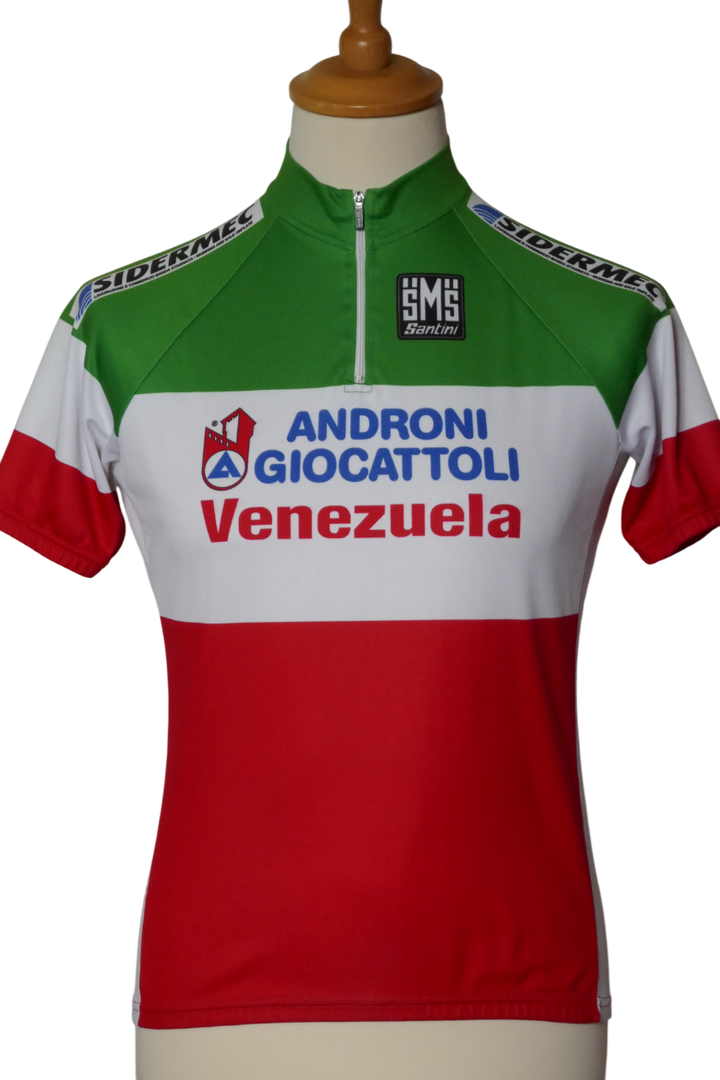 Androni Giocattoli Venezuela 2012 - Franco Pellizotti - Maillot Champion d'Italie _ (L) #03933