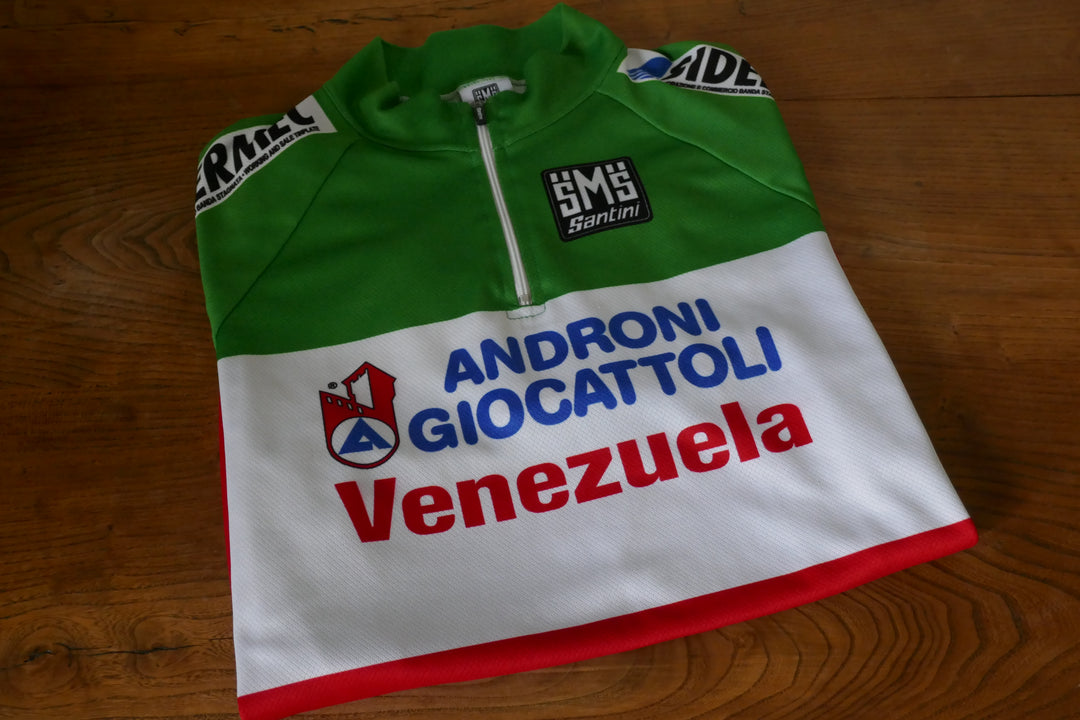 Androni Giocattoli Venezuela 2012 - Franco Pellizotti - Maillot Champion d'Italie _ (L) #03933