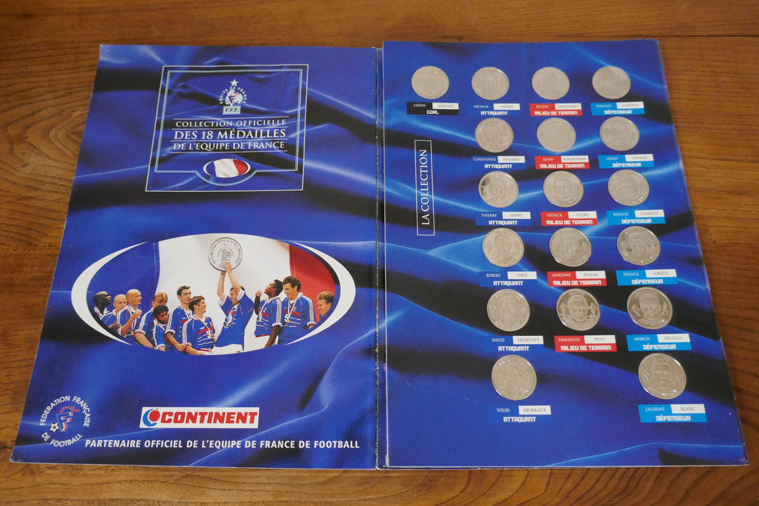 France - Collection officielle des 18 médailles #3964