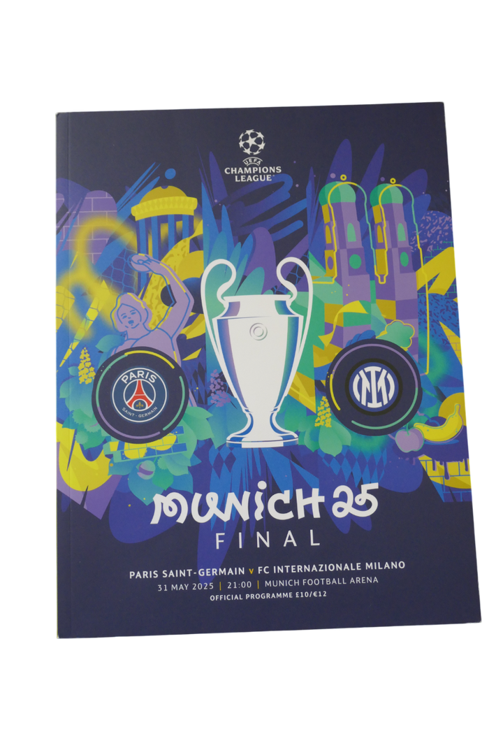 Programme Champions League 2024/25 finale - Paris Saint Germain / Inter Milan _ #03959