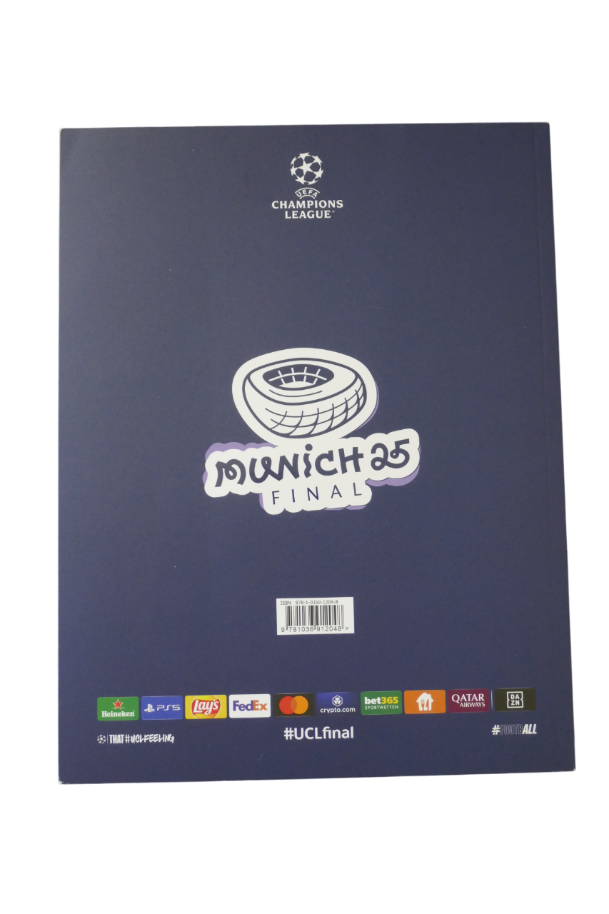 Programme Champions League 2024/25 finale - Paris Saint Germain / Inter Milan _ #03959