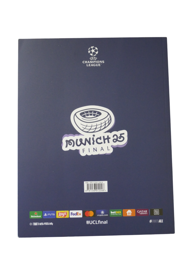 Programme Champions League 2024/25 finale - Paris Saint Germain / Inter Milan _ #03959