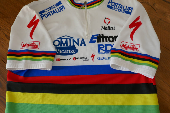 Domina vacanze 2003 - Mario Cipollini - Maillot Champion du monde _ (XL) #04017