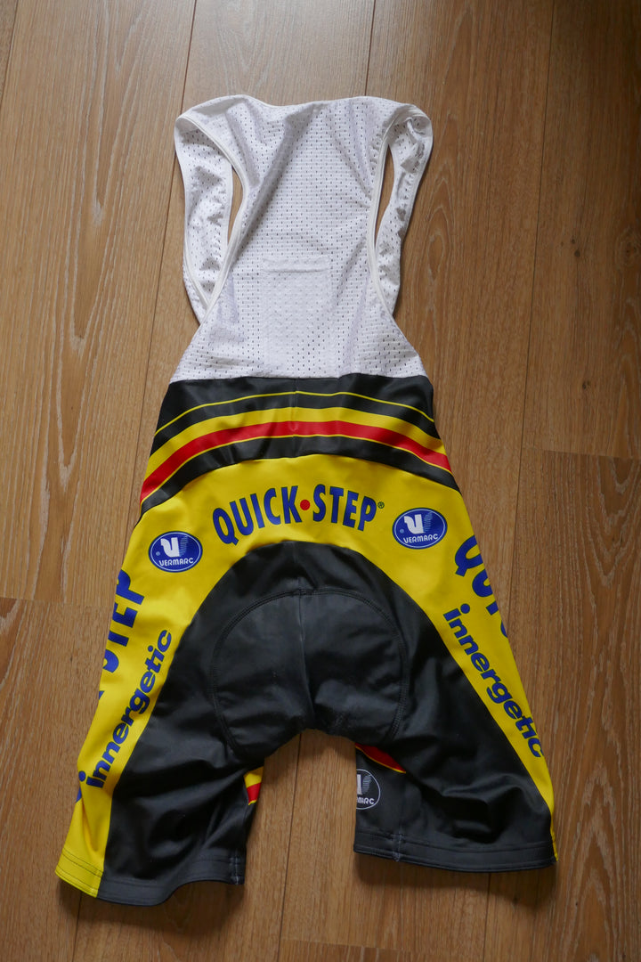 Quick Step 2008 - Stijn Devolder - Maillot Cuissard et Gants Champion de Belgique _ (L) #04036