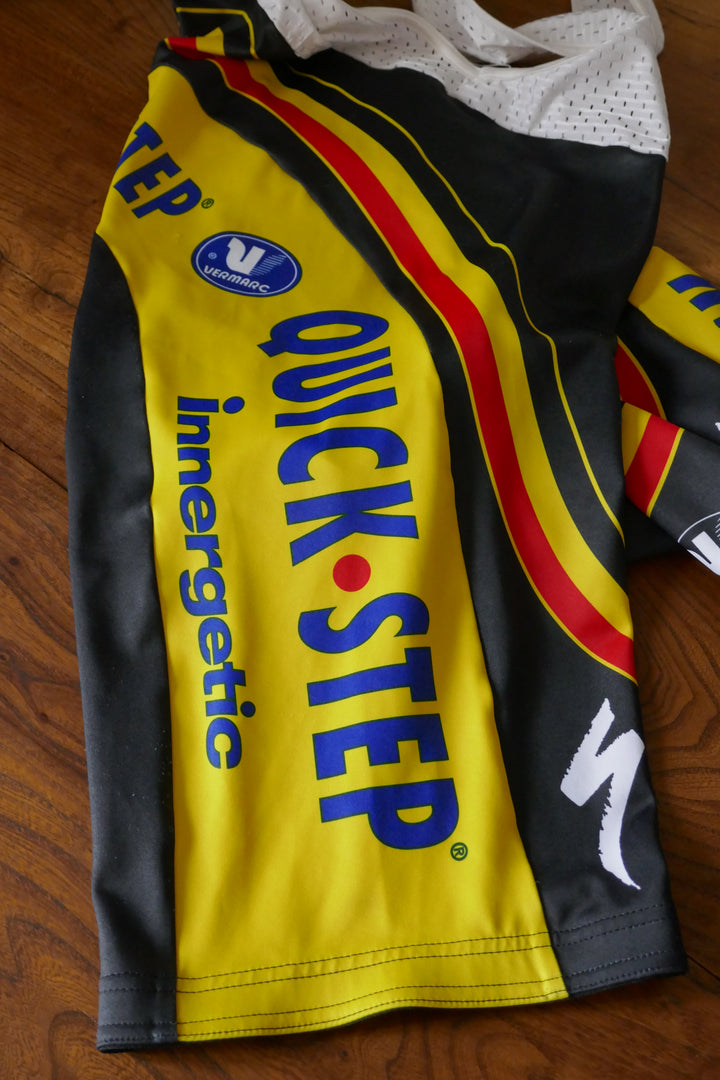 Quick Step 2008 - Stijn Devolder - Maillot Cuissard et Gants Champion de Belgique _ (L) #04036