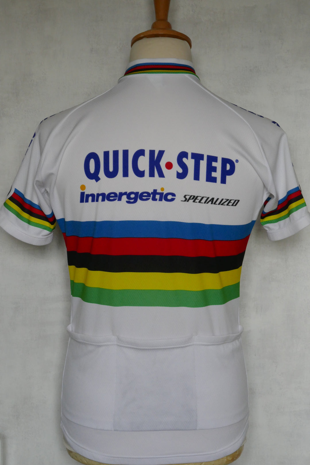 Quick Step 2006 - Paolo Bettini - Maillot Cuissard et Gants Champion du monde _ (L) #04035