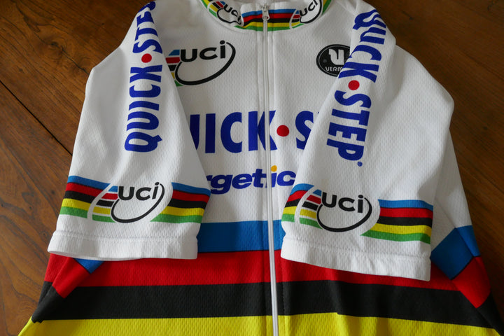 Quick Step 2006 - Paolo Bettini - Maillot Cuissard et Gants Champion du monde _ (L) #04035