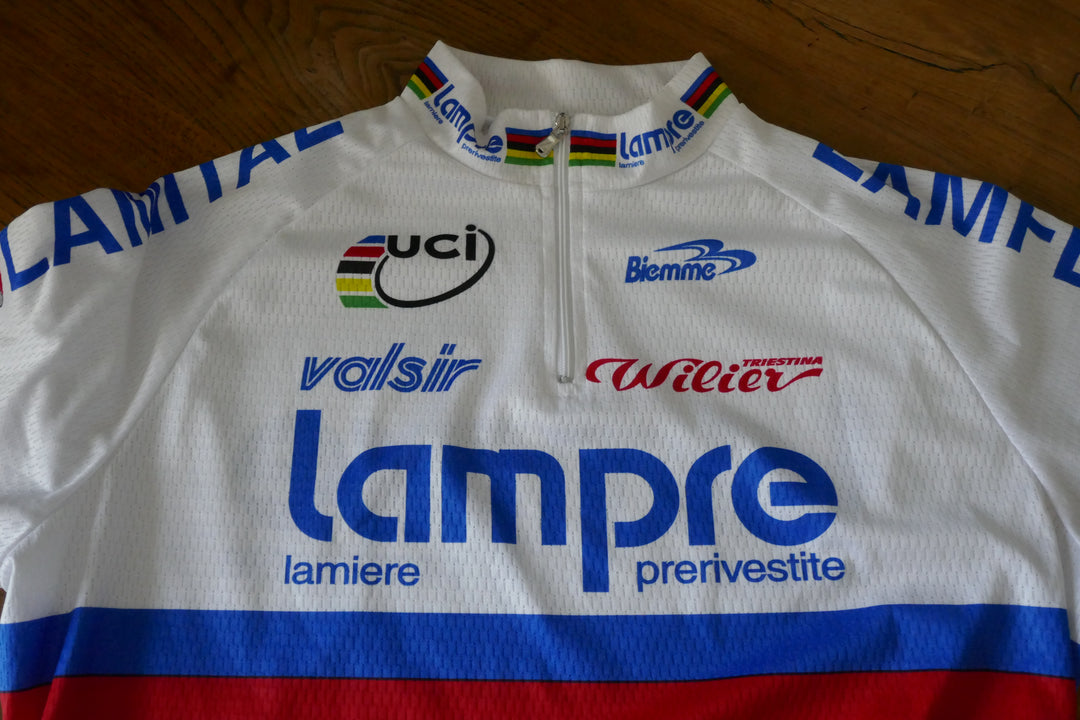 Lampre 2004 - Igor Astarloa - Maillot Champion du monde _ (L) #04071
