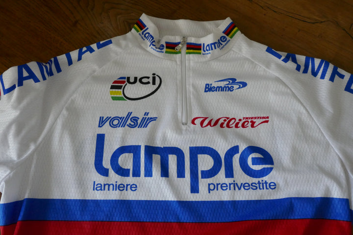 Lampre 2004 - Igor Astarloa - Maillot Champion du monde _ (L) #04071