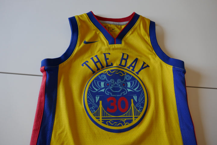 Golden State Warriors 2017/18 - Stephen Curry - Maillot City Edition _ (10ans) #01503