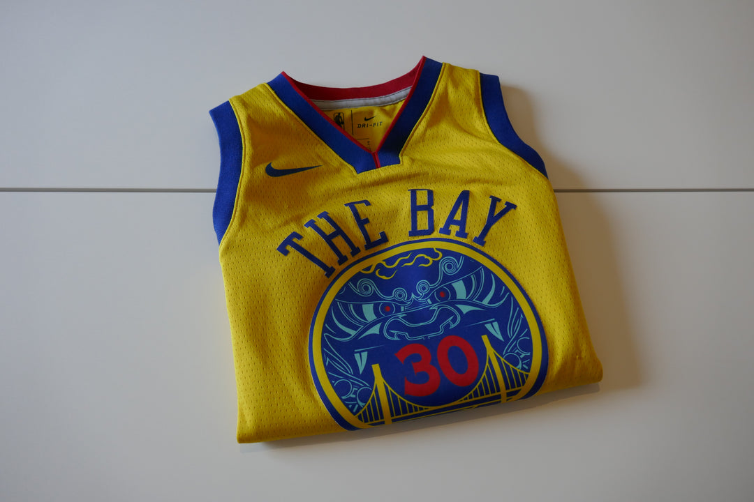 Golden State Warriors 2017/18 - Stephen Curry - Maillot City Edition _ (10ans) #01503