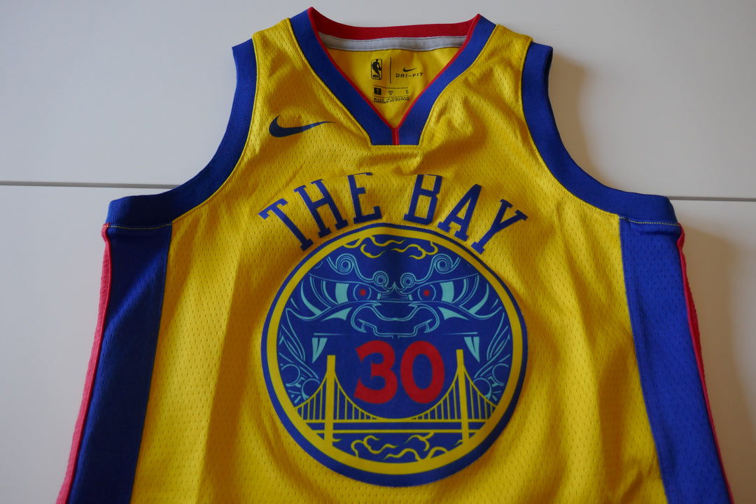 Golden State Warriors 2017/18 - Stephen Curry - Maillot City Edition _ (10ans) #03114