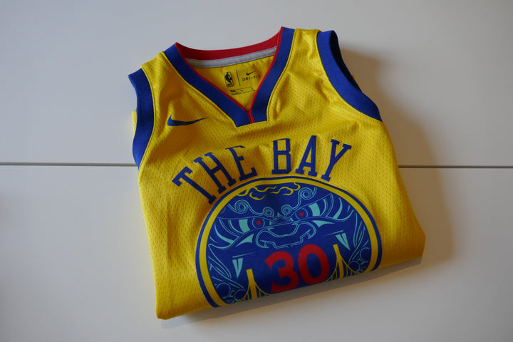 Golden State Warriors 2017/18 - Stephen Curry - Maillot City Edition _ (10ans) #03114
