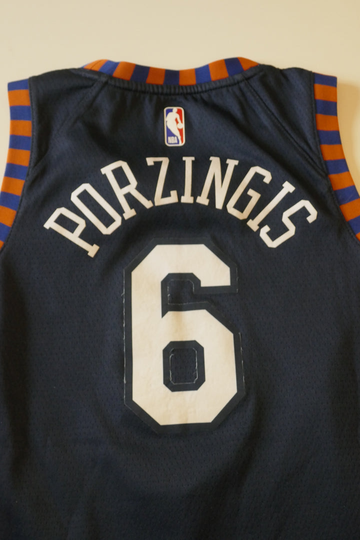 New Yok Knicks 2018/19 - Kristaps Porzingis - Maillot City Edition _ (12ans) #01493