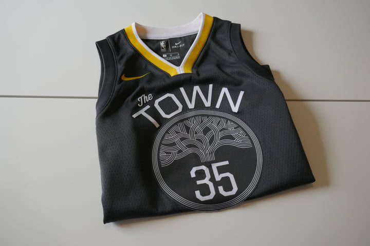 Golden State Warriors 2017/19 - Kevin Durant - Maillot Statement _ (8ans) #01549