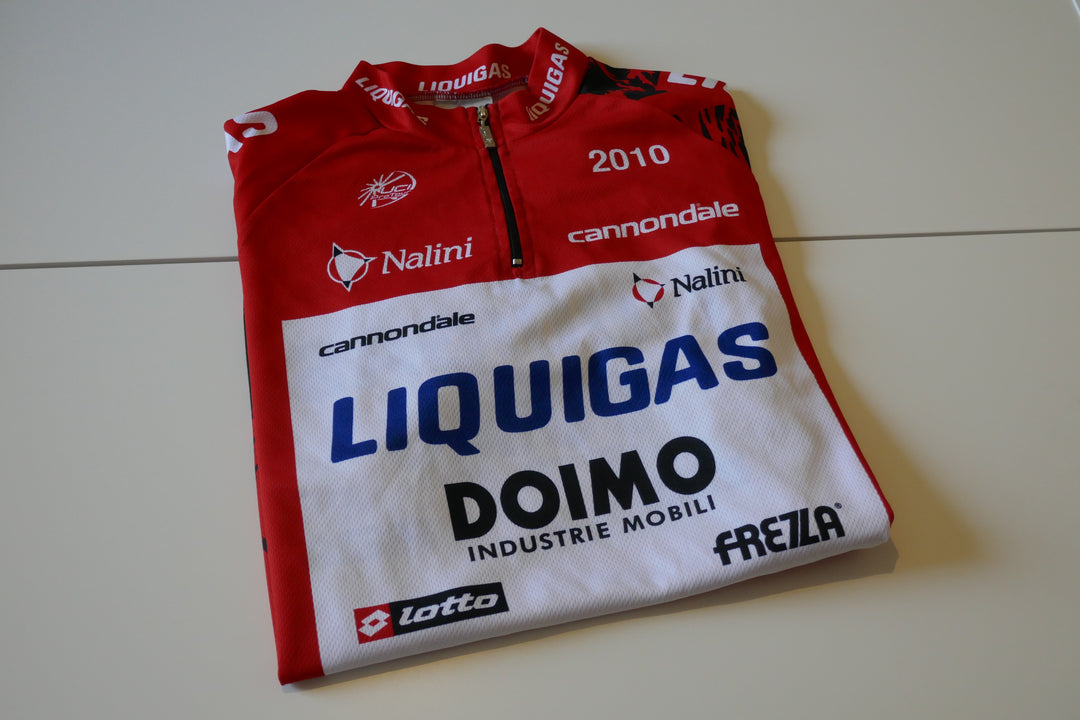 Tour d'Espagne Vuelta 2010 - Liquigas - Vincenzo Nibali - Maillot rouge commémoratif _ (XL) #04164